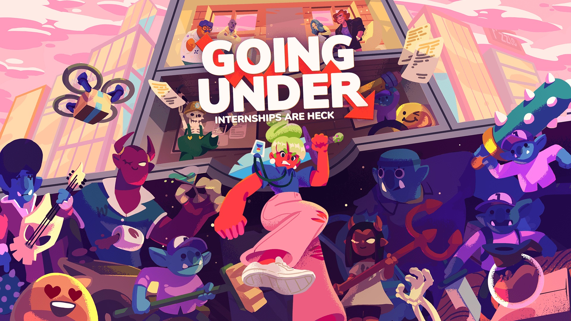 going under