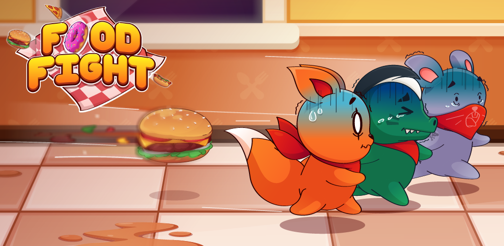 Food fighting. Burger and Fights game.